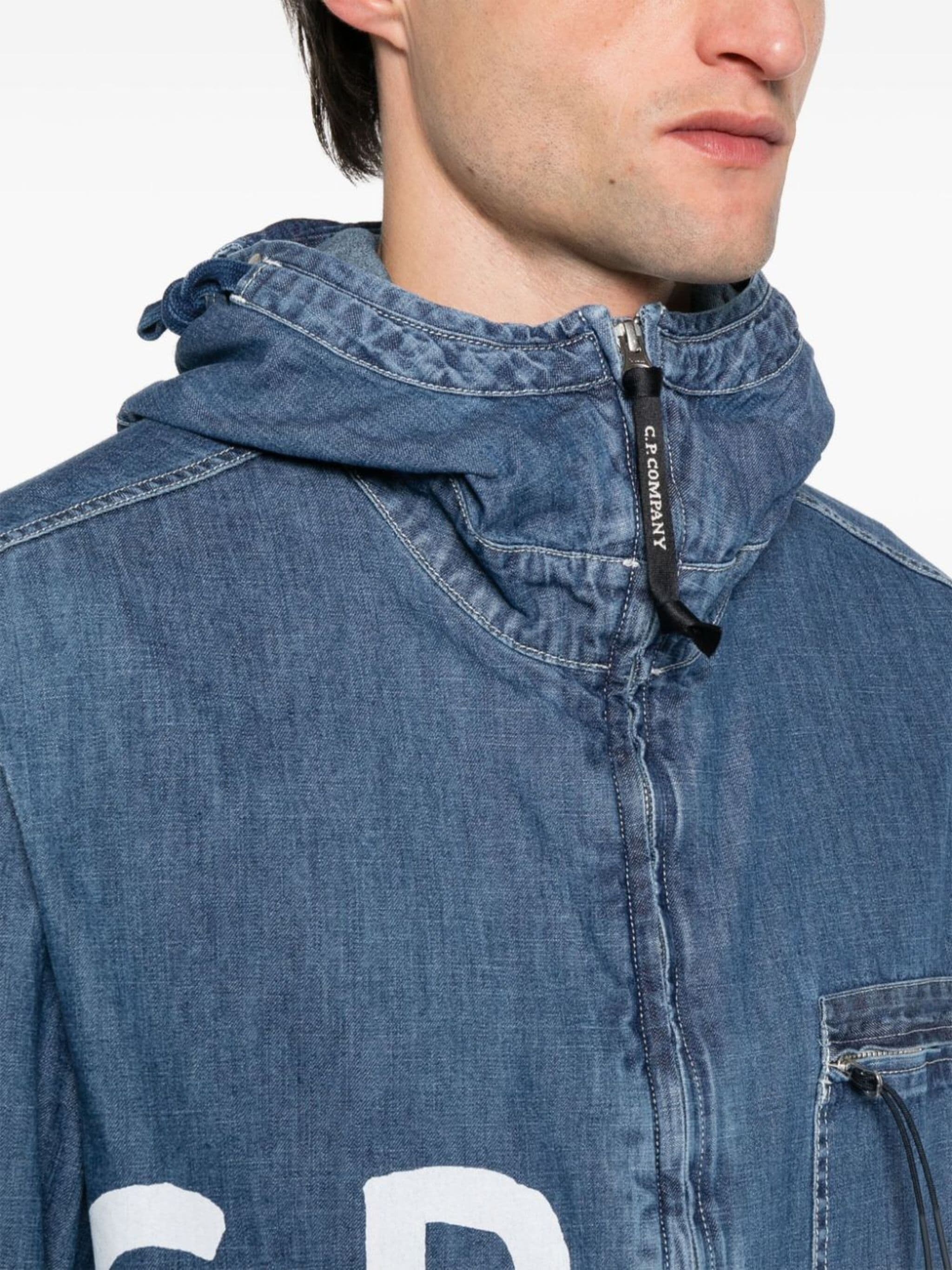 Cp company denim jacket best sale