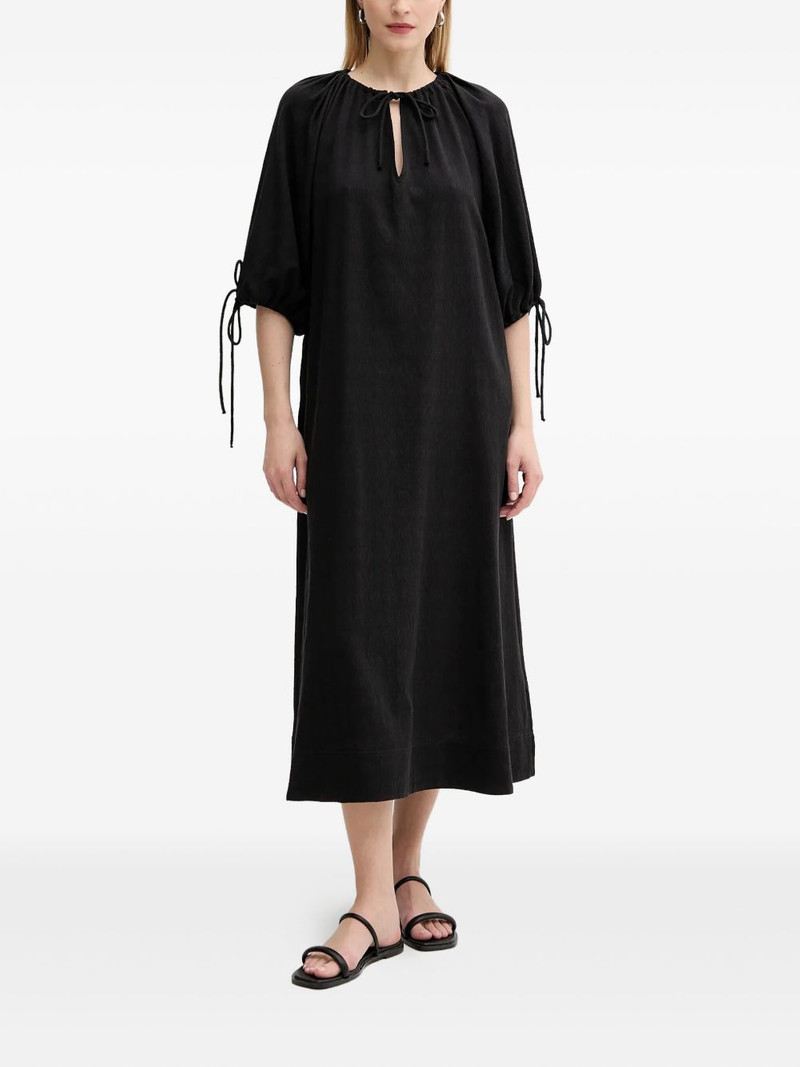 Samatera tie-detail midi dress 1