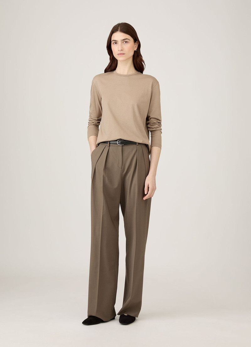 Sunspel Long Sleeve Boy Fit T‑shirt outlook