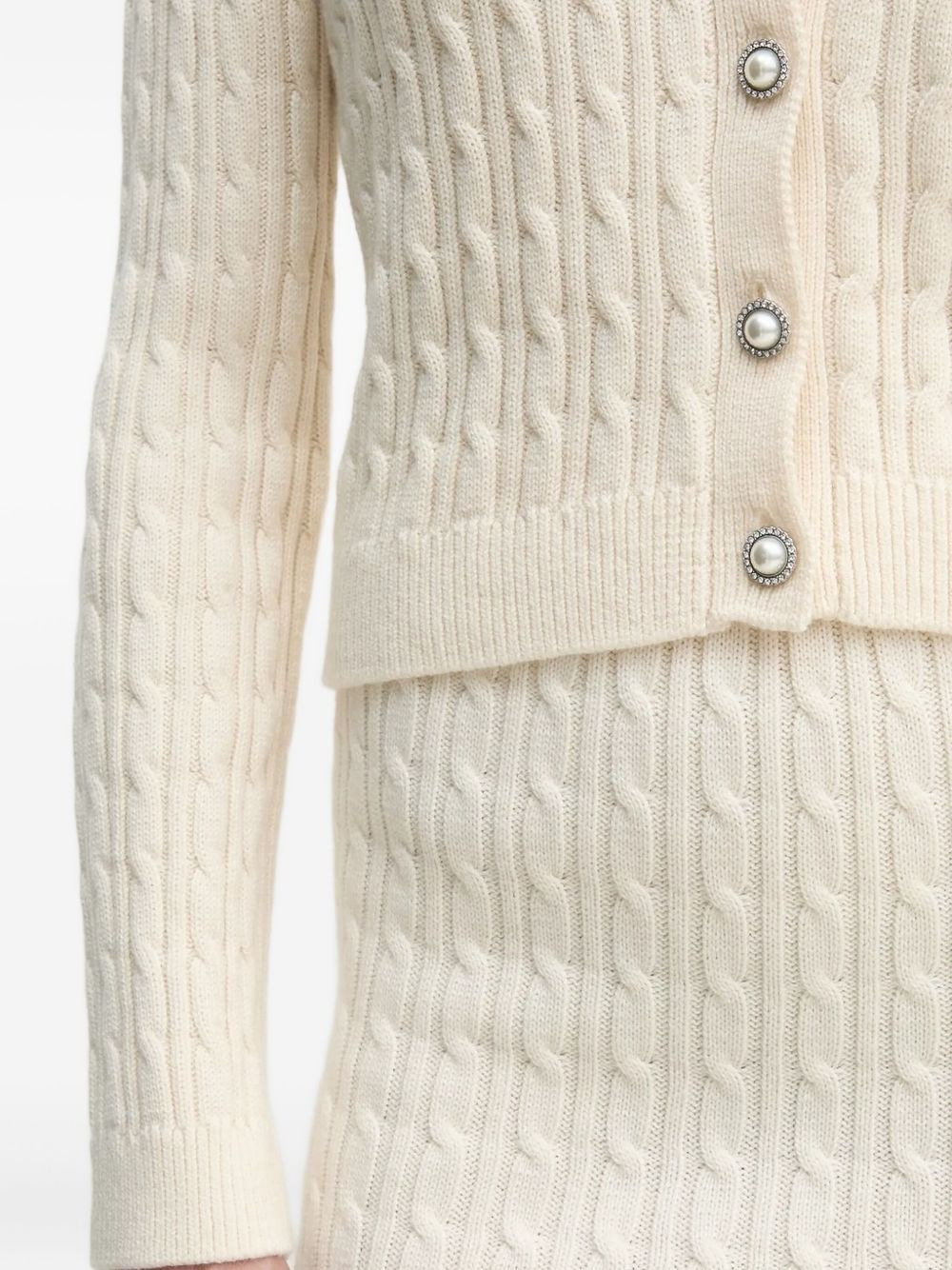 cable-knit cardigan - 4