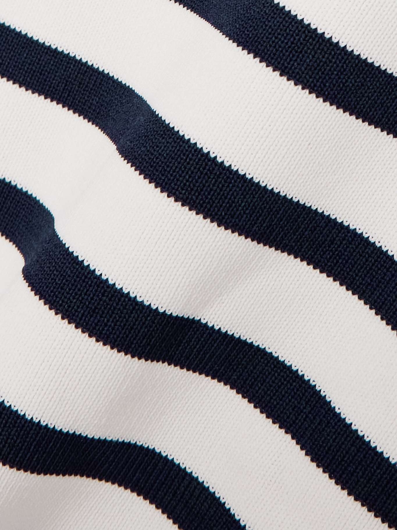Raft striped ribbed-knit cardigan - 4