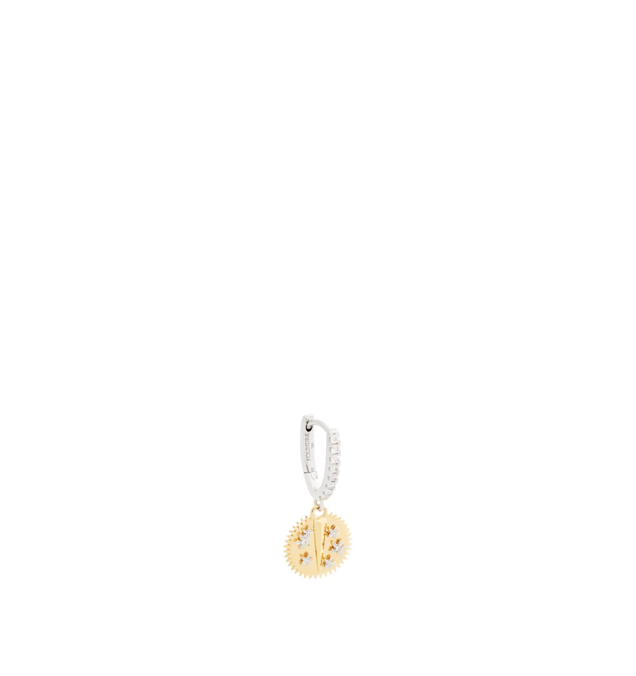 RESILIENCE MINIATURE MEDALLION EARRING - 1
