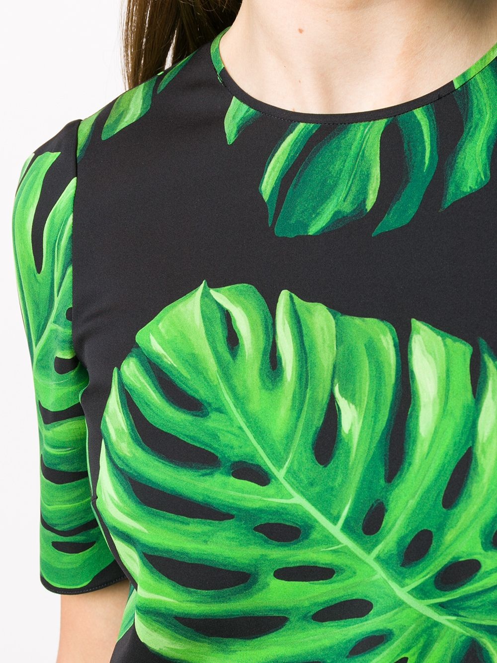 Philodendron print T-shirt - 5