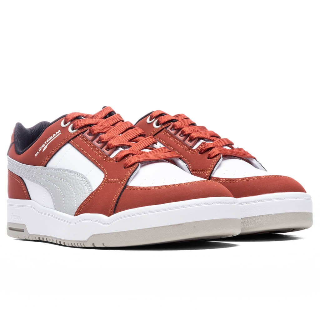 PUMA SLIPSTREAM LO BLOCK - WHITE/CHILI OIL - 2