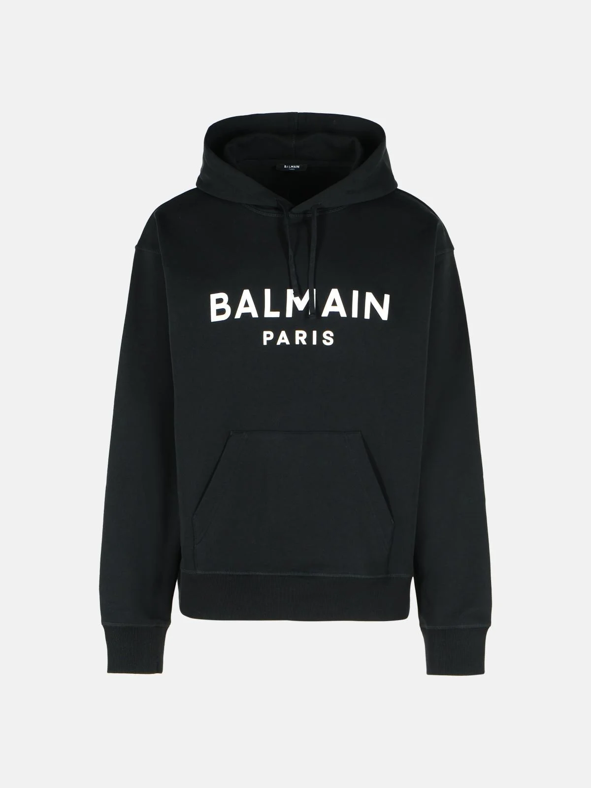 BLACK COTTON SWEATSHIRT - 1