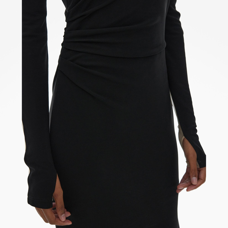 SHEER SLEEVE DRESS 6