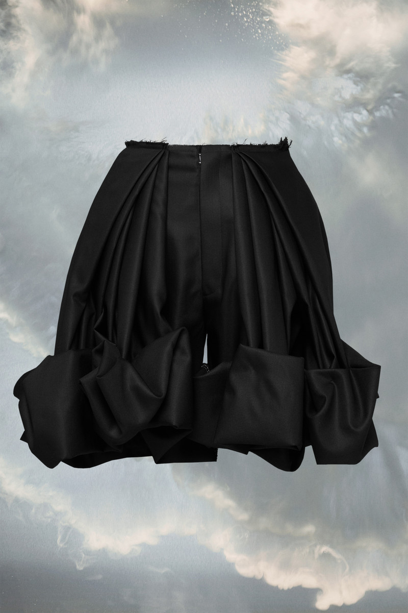 Wool mohair shorts 1