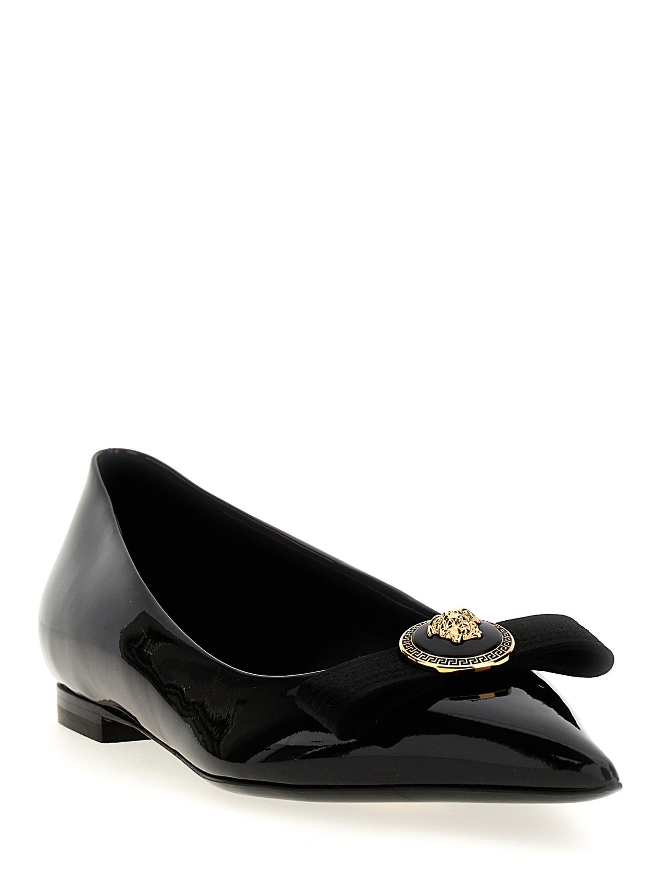 Gianni Ribbon Flat Shoes Black - 2