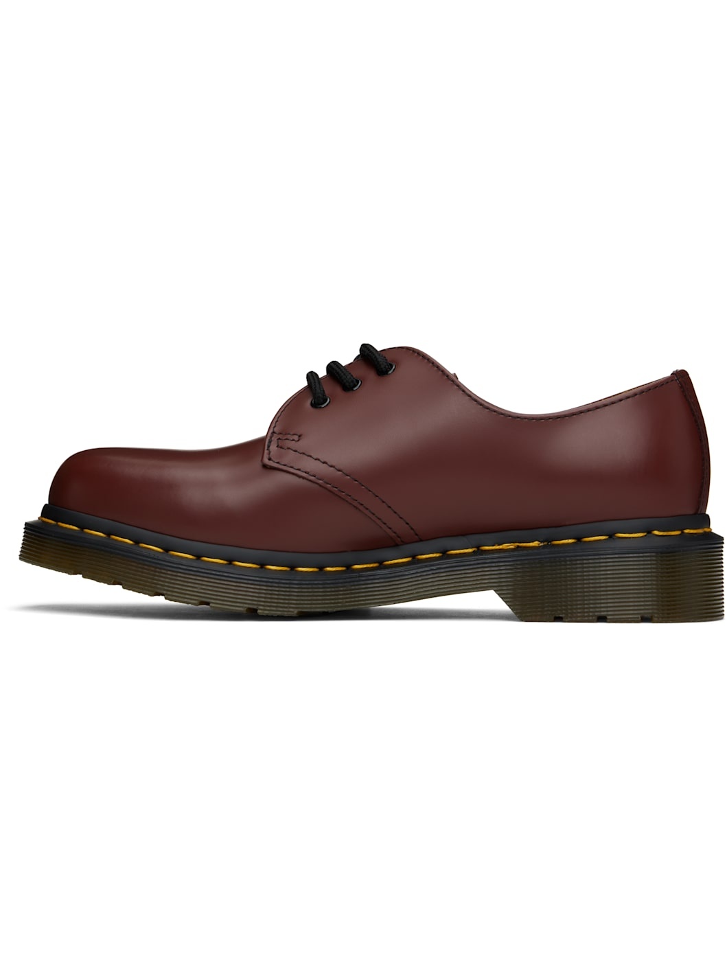 Burgundy 1461 Smooth Leather Derbys - 3