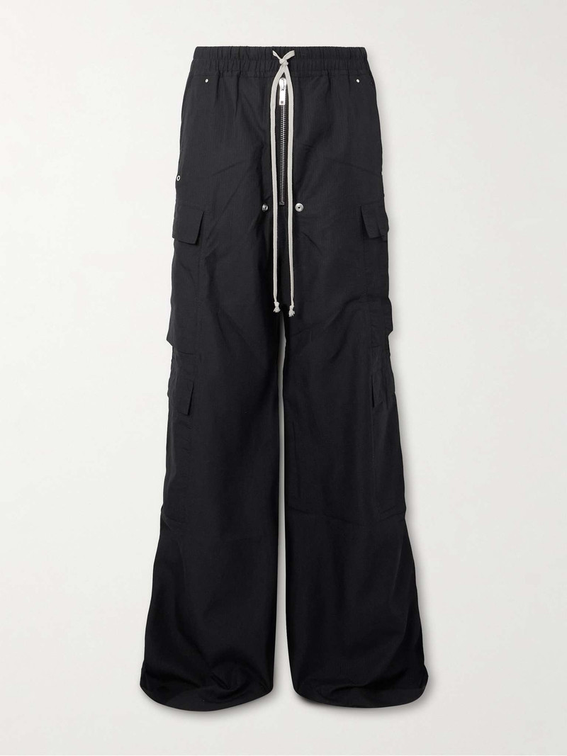 Belas Wide-Leg TENCEL™-Ripstop Drawstring Cargo Trousers - 1