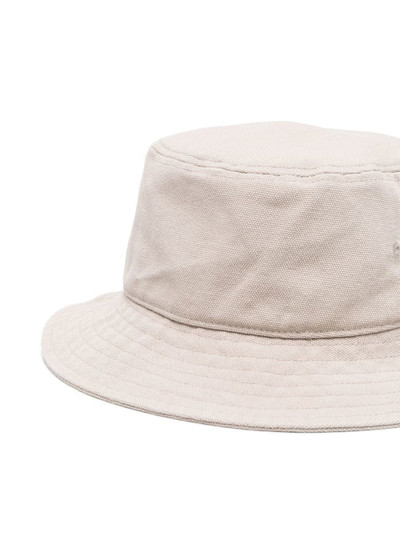 Acne Studios logo-patch cotton bucket hat outlook