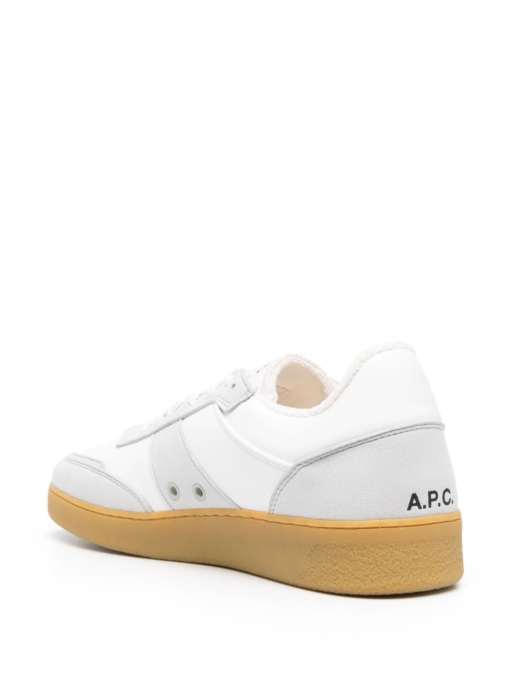 logo-print lace-up sneakers - 3