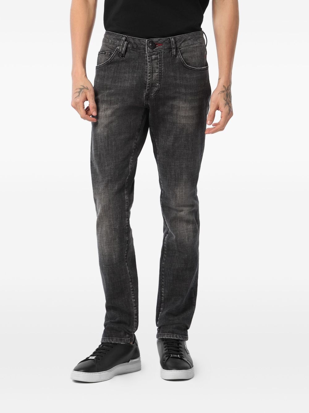 star-patch jeans - 2