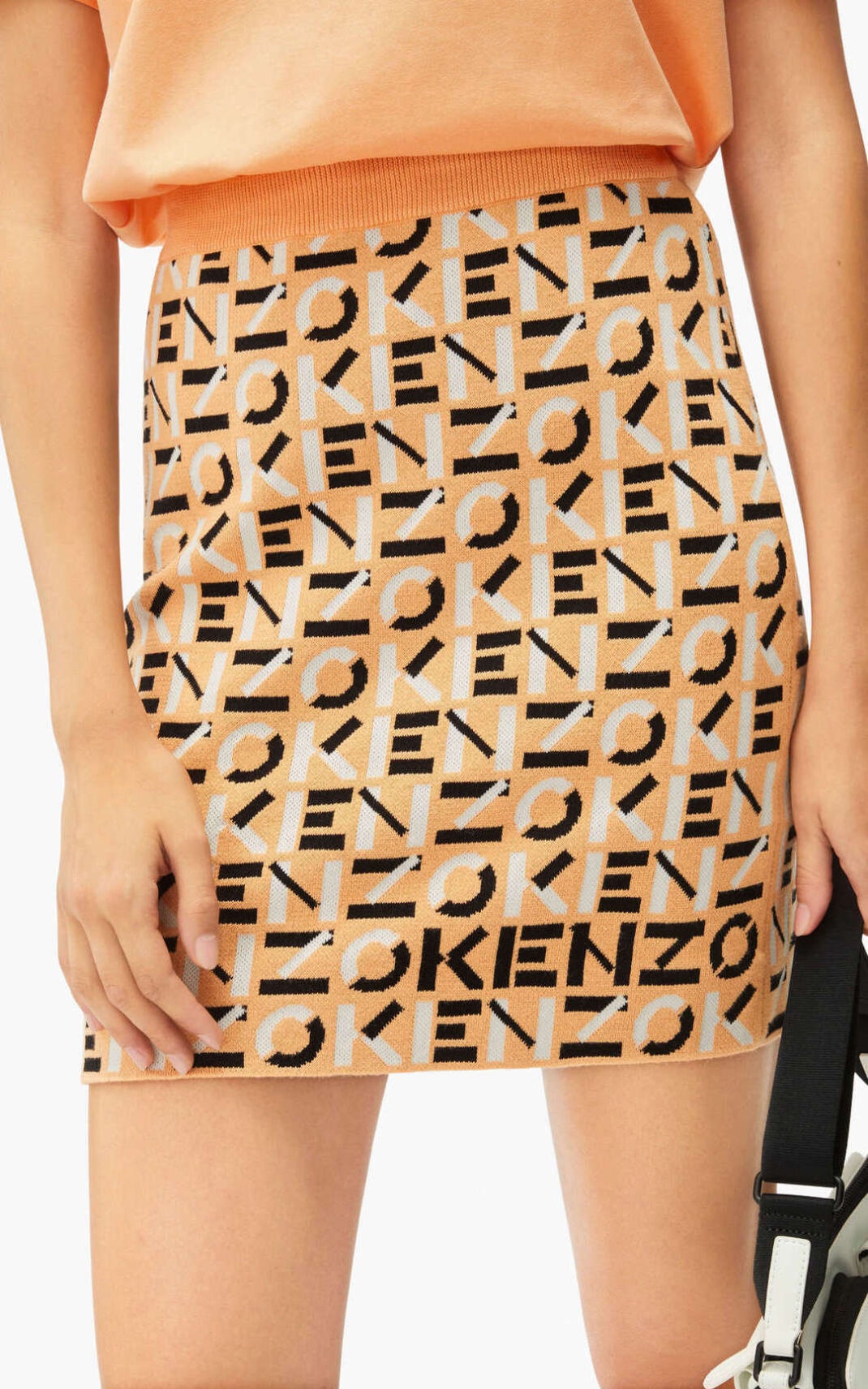 KENZO monogrammed mini skirt - 4