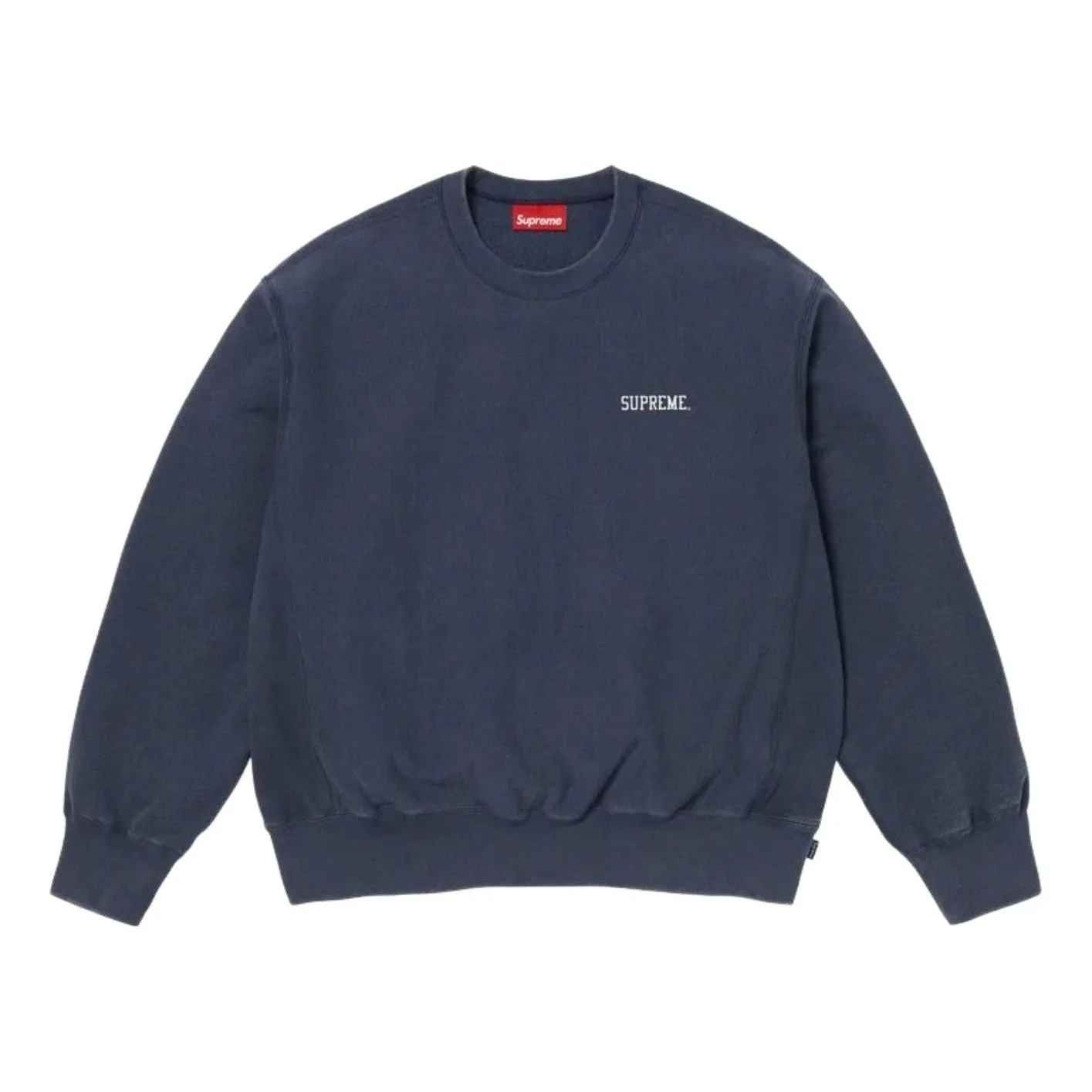 Supreme SS26 Washed Crewneck 'Navy' SUP-SS26-304-NVY - 1