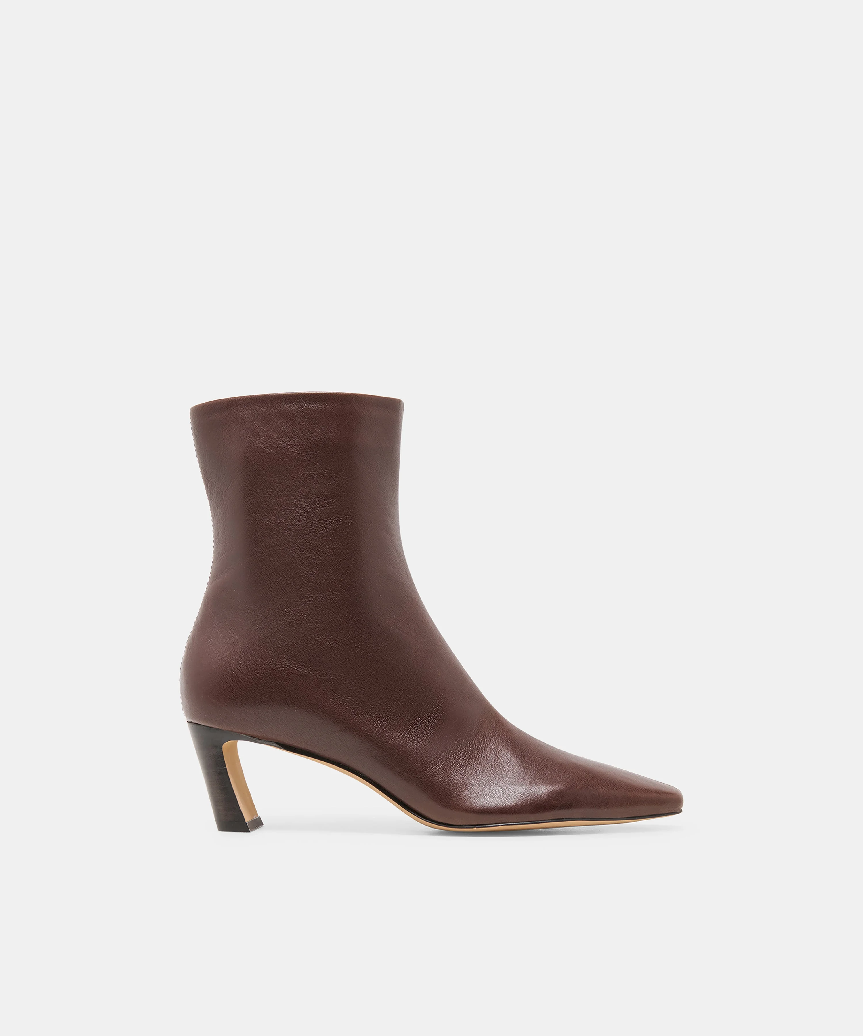NESLY BOOTIES DK CHOCOLATE LEATHER - 1