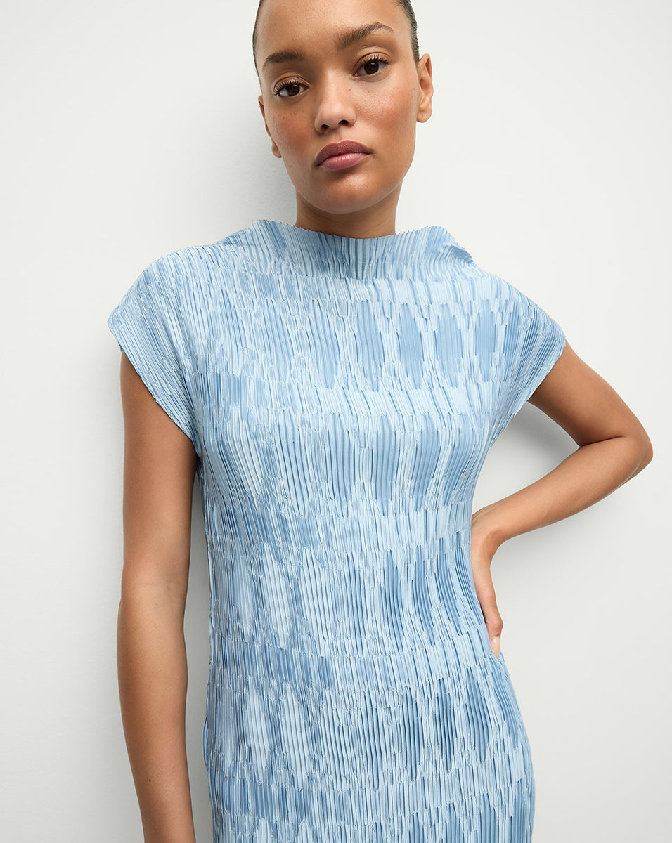 GRAMERCY PLEATED DRESS - 3