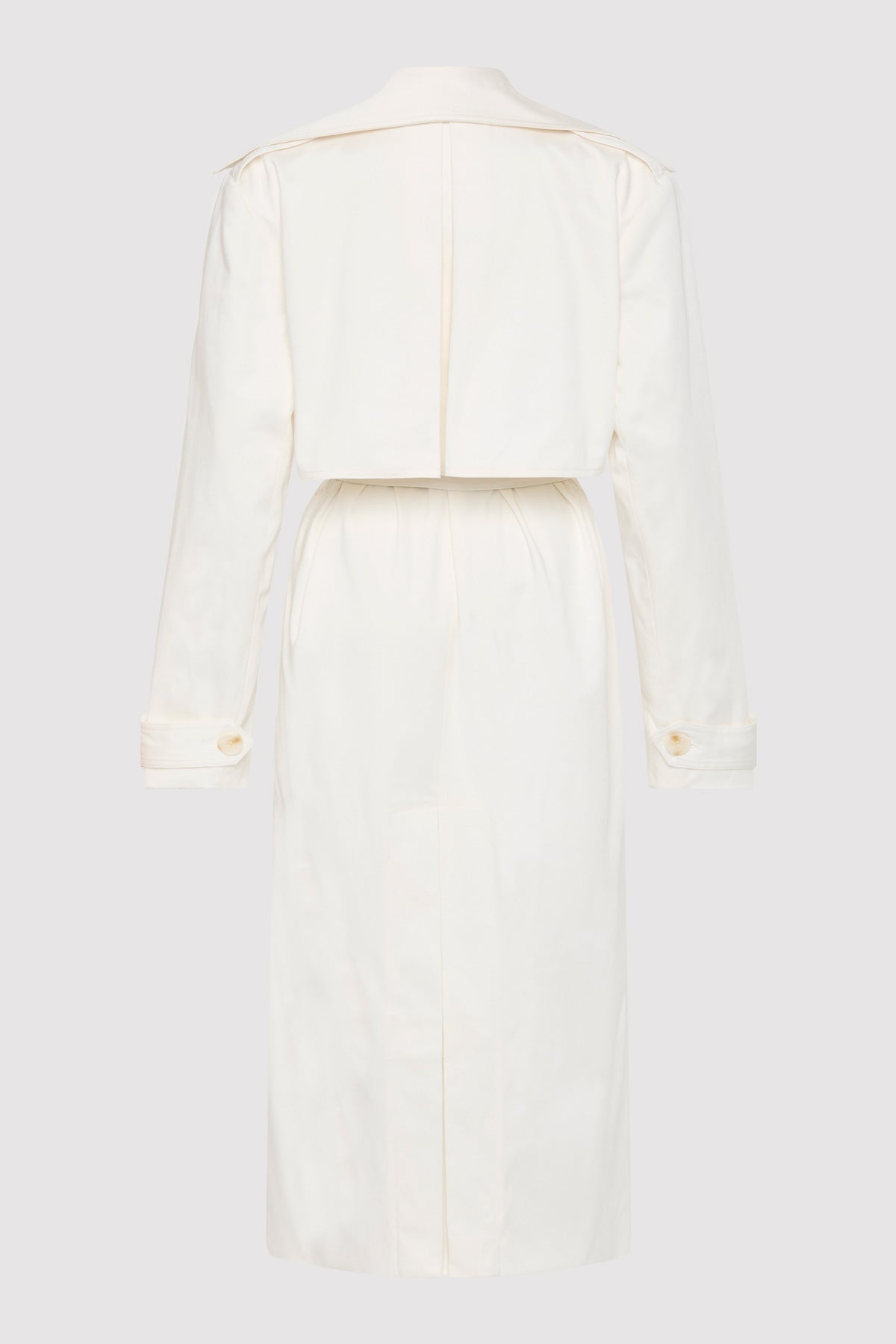Classic Trench Coat - Off White - 6