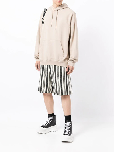 MSGM logo-print pullover hoodie outlook