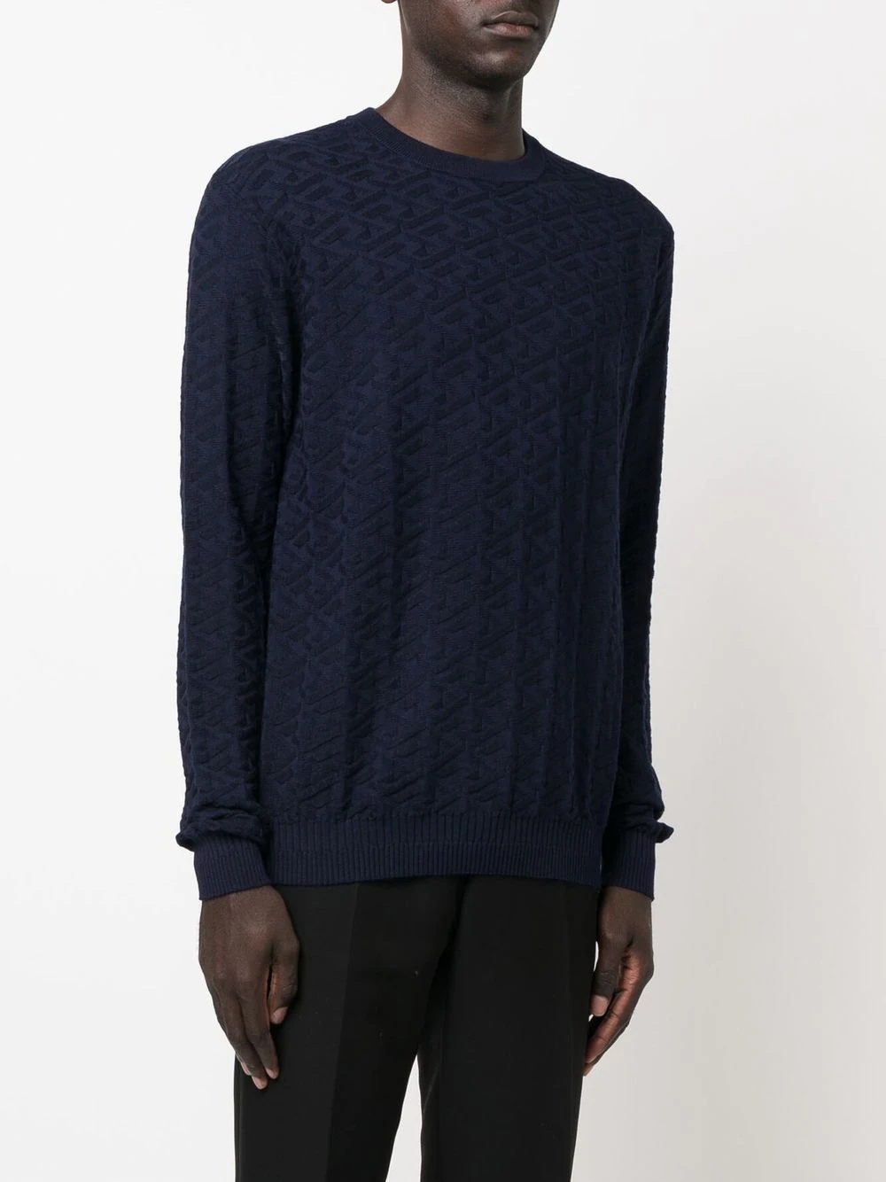 La Greca jacquard-knit jumper - 3