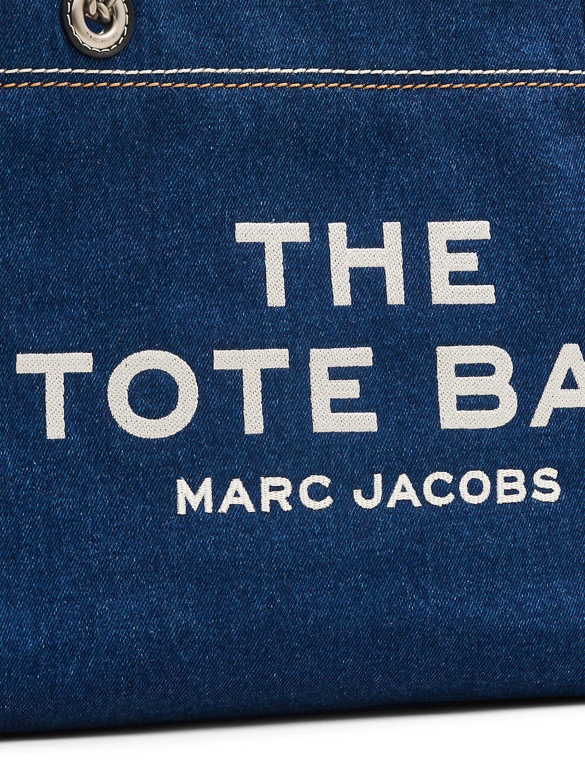 MARC JACOBS - Women The Denim Chain Medium Tote Bag - 6