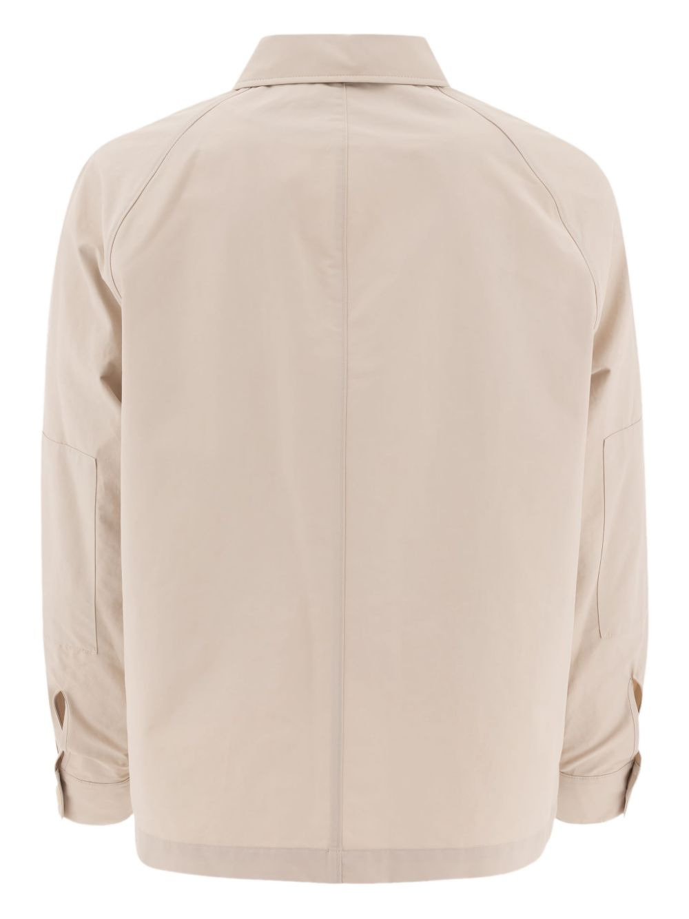 button-front patch-pocket shirt jacket - 2