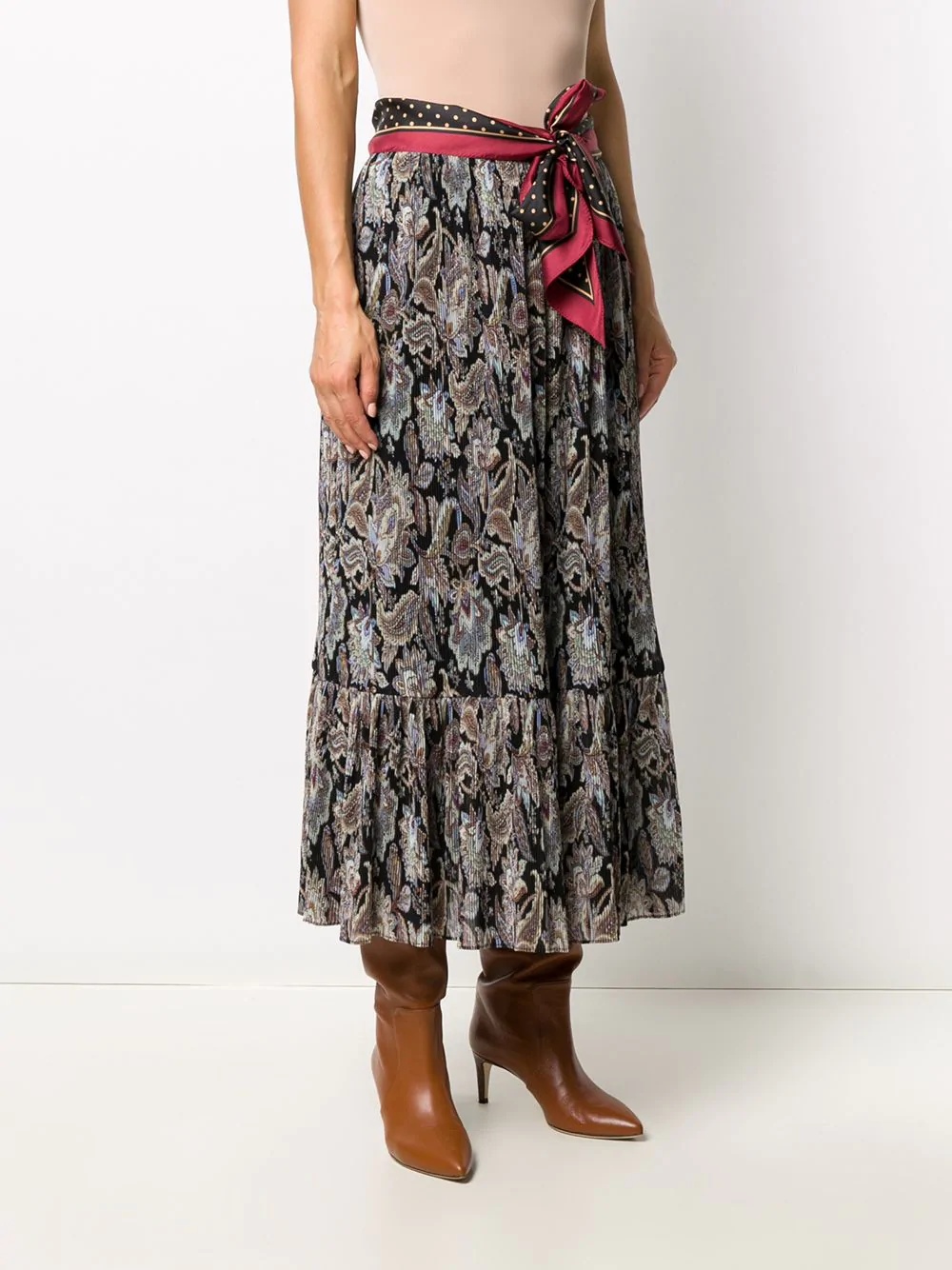 Ladybeetle Pleated Midi skirt - 3