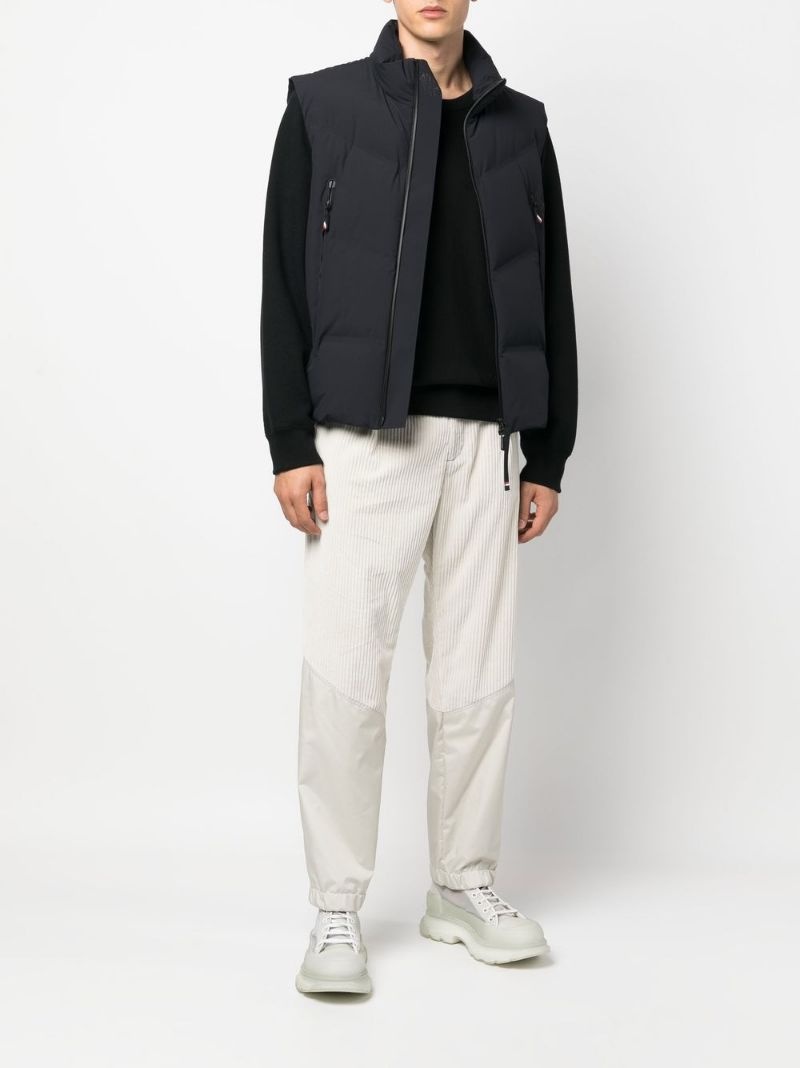 ribbed-detail trousers - 2
