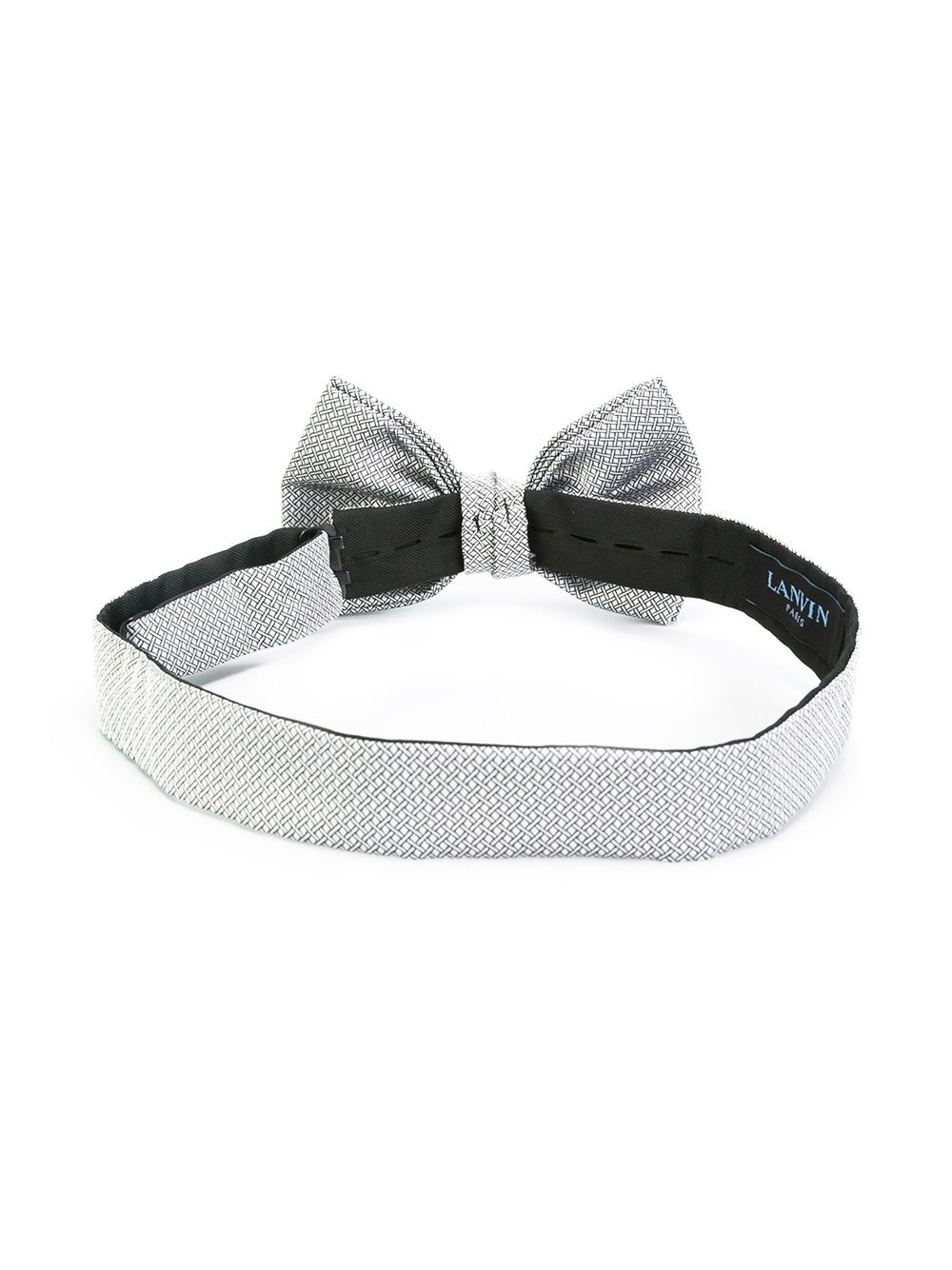 crisscross stitching bow tie - 4