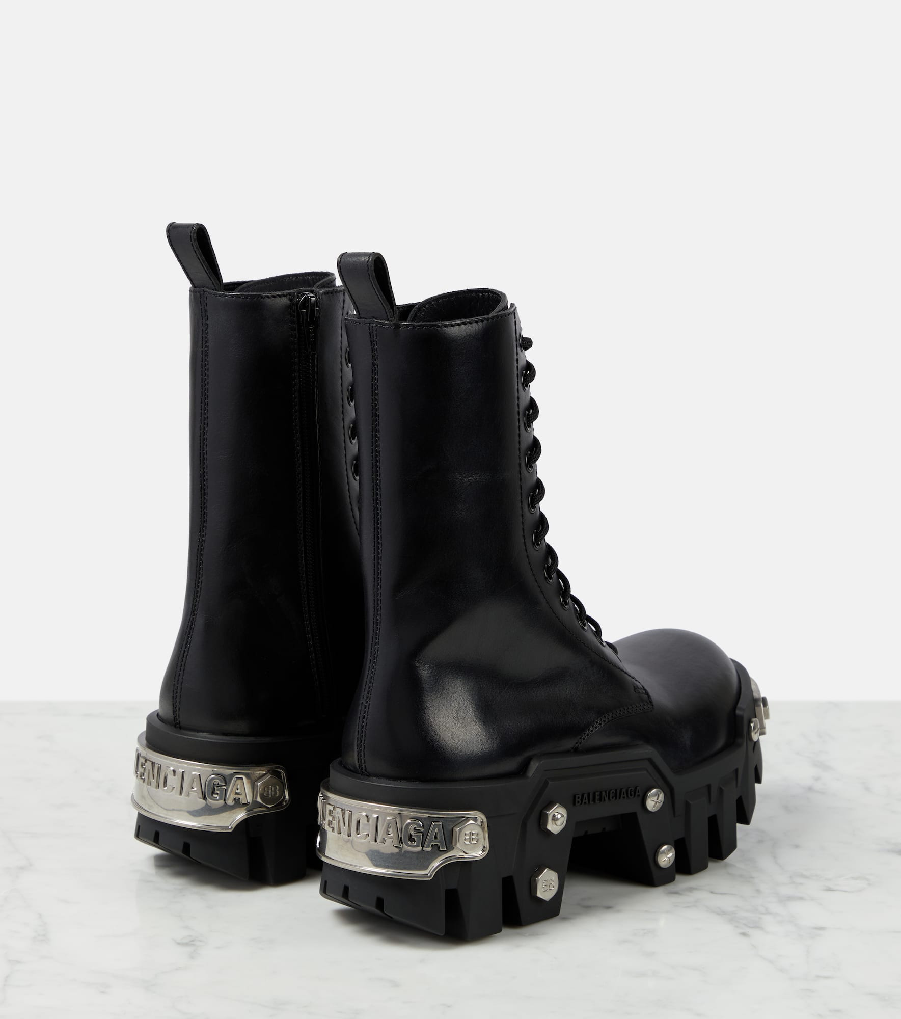 Bulldozer leather ankle boots - 3