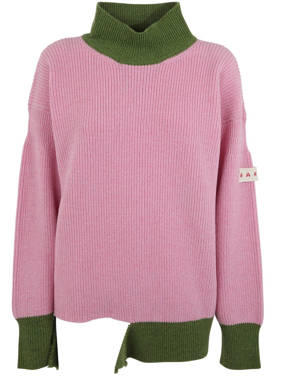 MARNI CREW NECK LONG SLEEVES LOOSE FIT SWEATER CLOTHING - 1