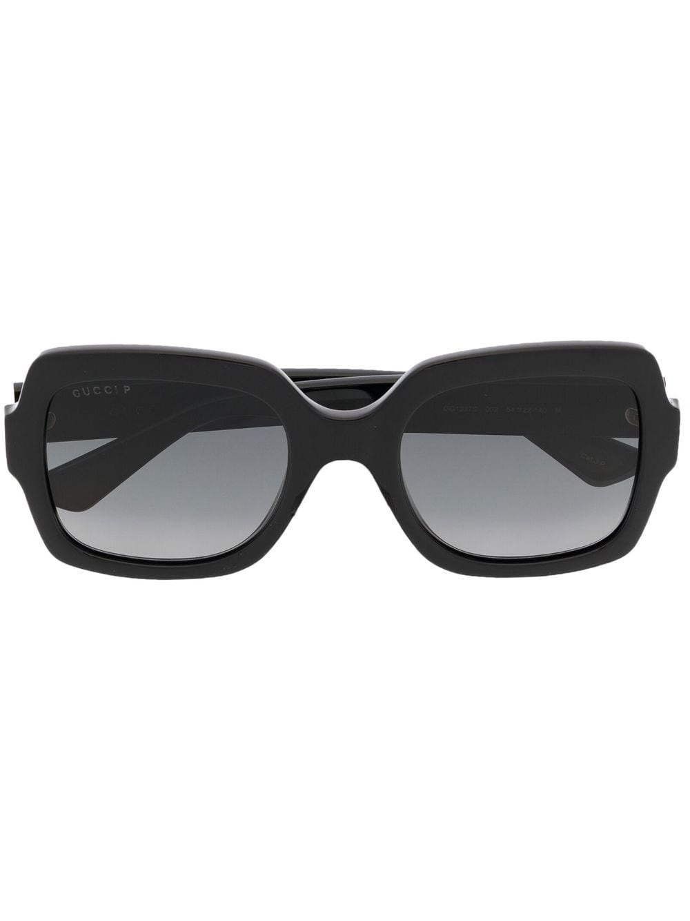 square-frame oversized sunglasses - 1