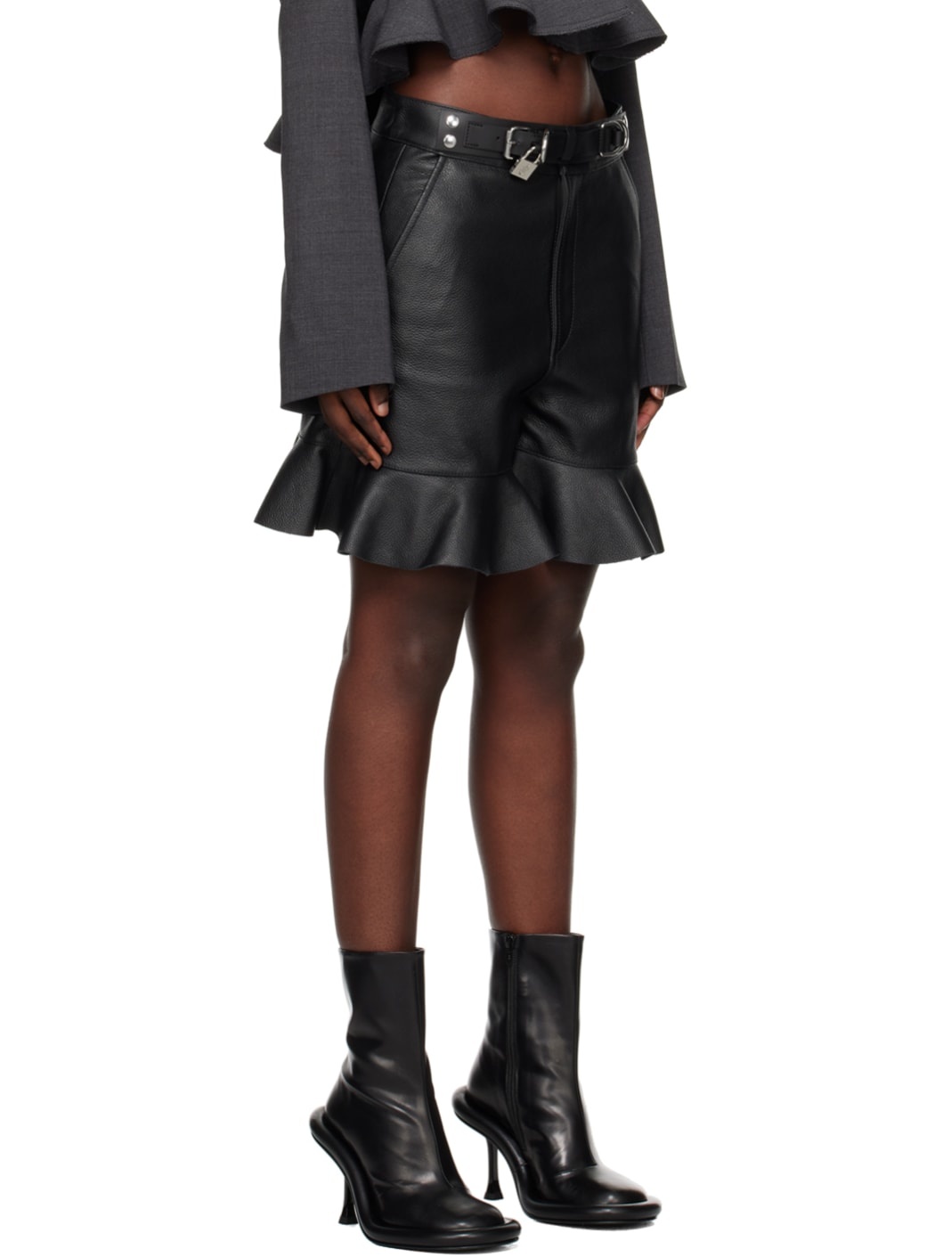 Black Padlock Shorts - 2