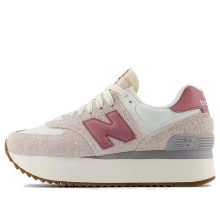 (WMNS) New Balance 574 Sneakers 'Pink Purple' WL574ZQB - 1