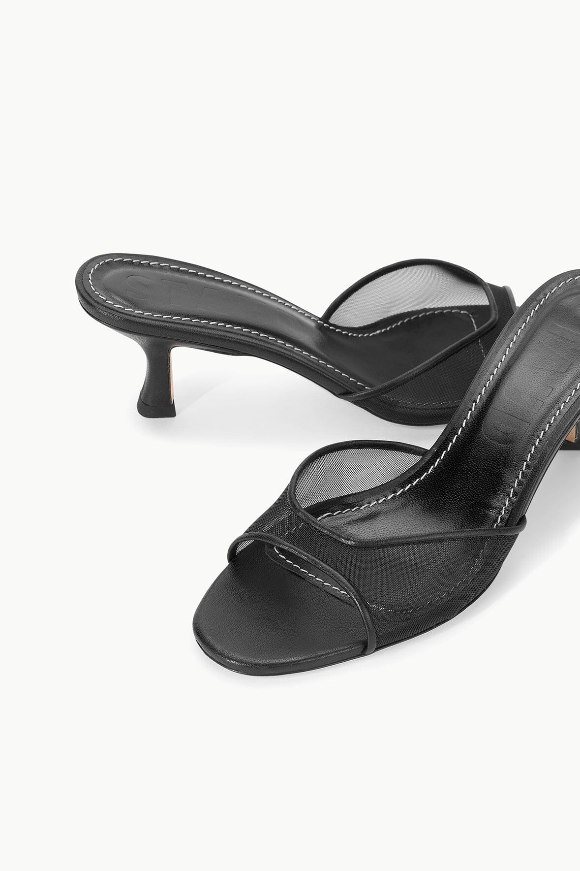 STAUD BRIGITTE MULE BLACK MESH - 3