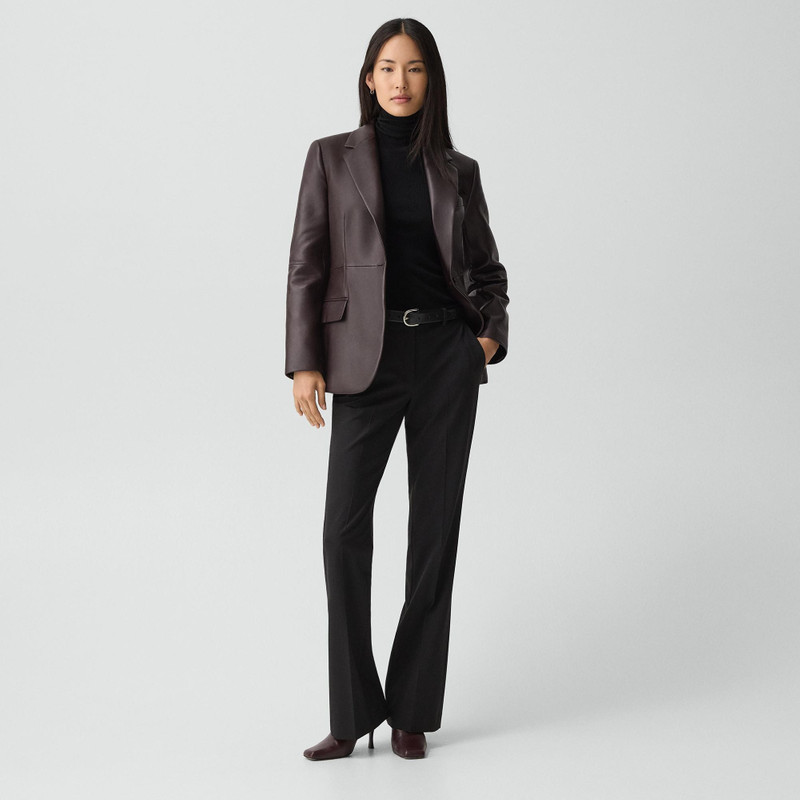 Theory Lynnia Blazer in Leather outlook
