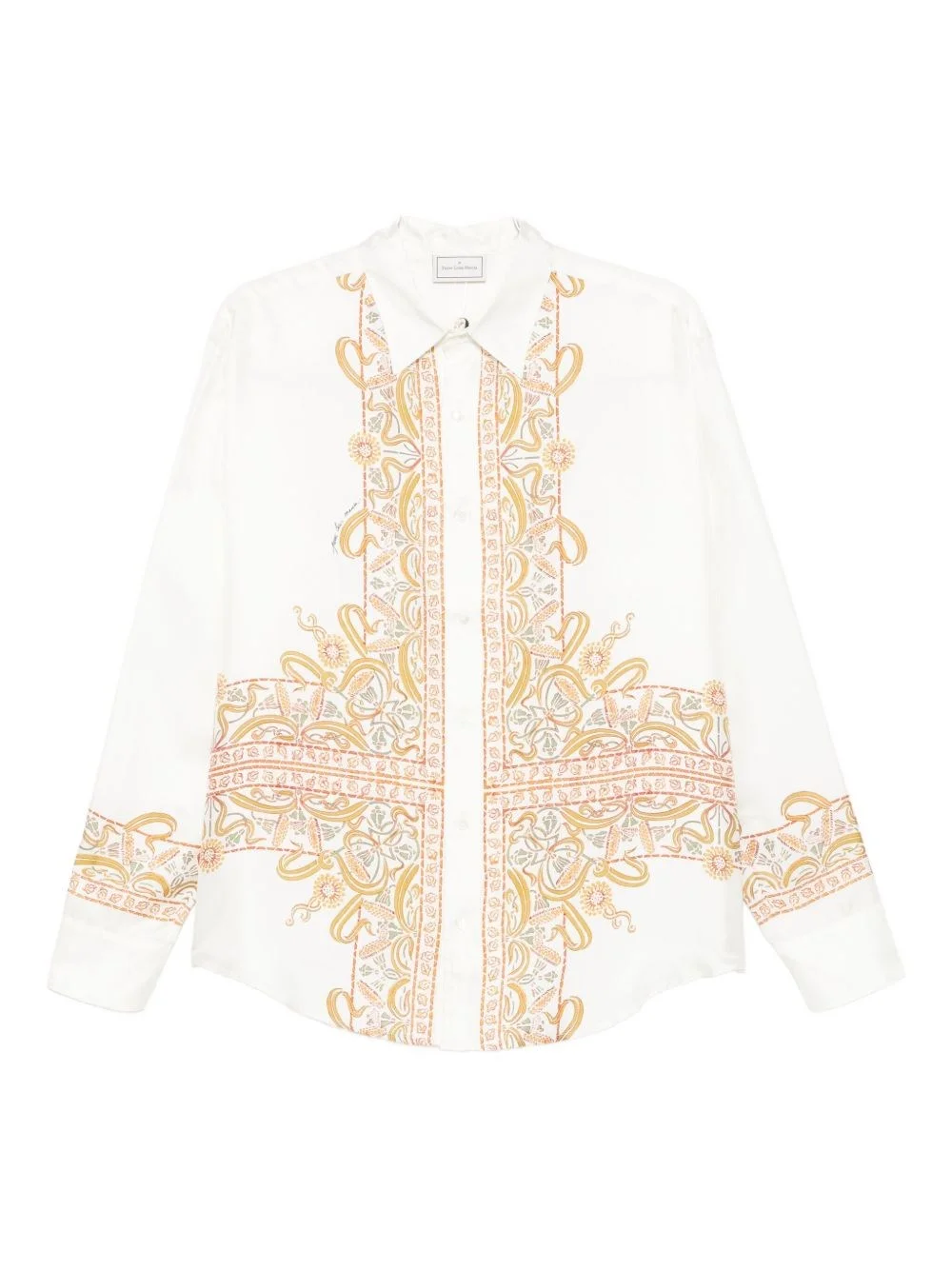 Embroidered silk shirt - 1