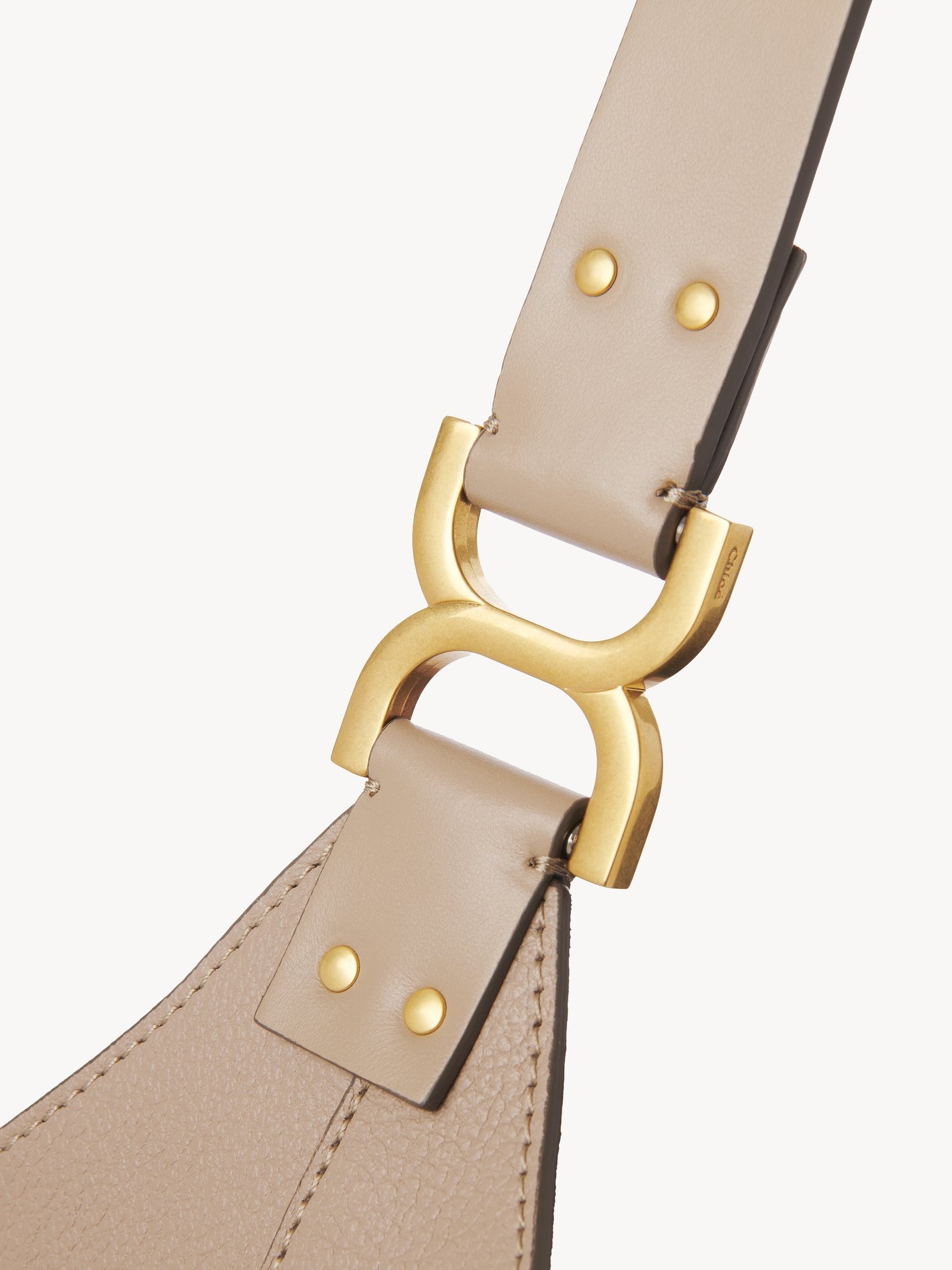 MARCIE HOBO BAG IN GRAINED LEATHER - 7