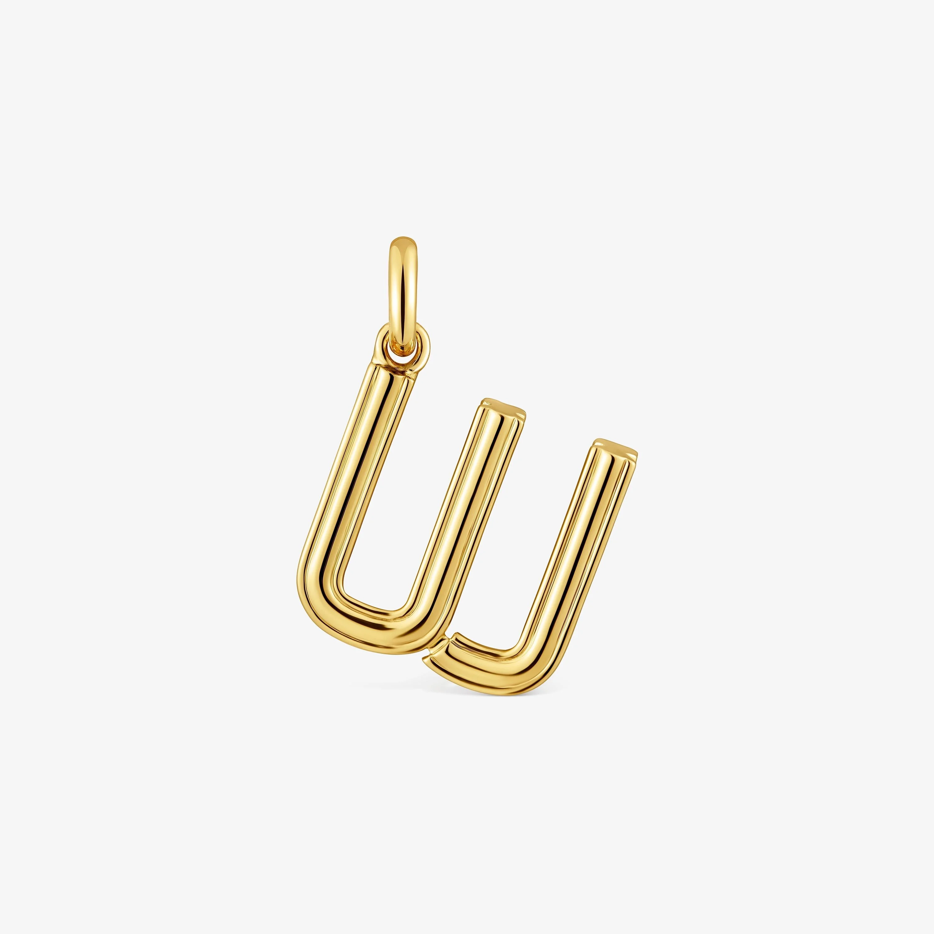 Medium 18K gold vermeil letter W Pendant TOUS Alphabet - 1