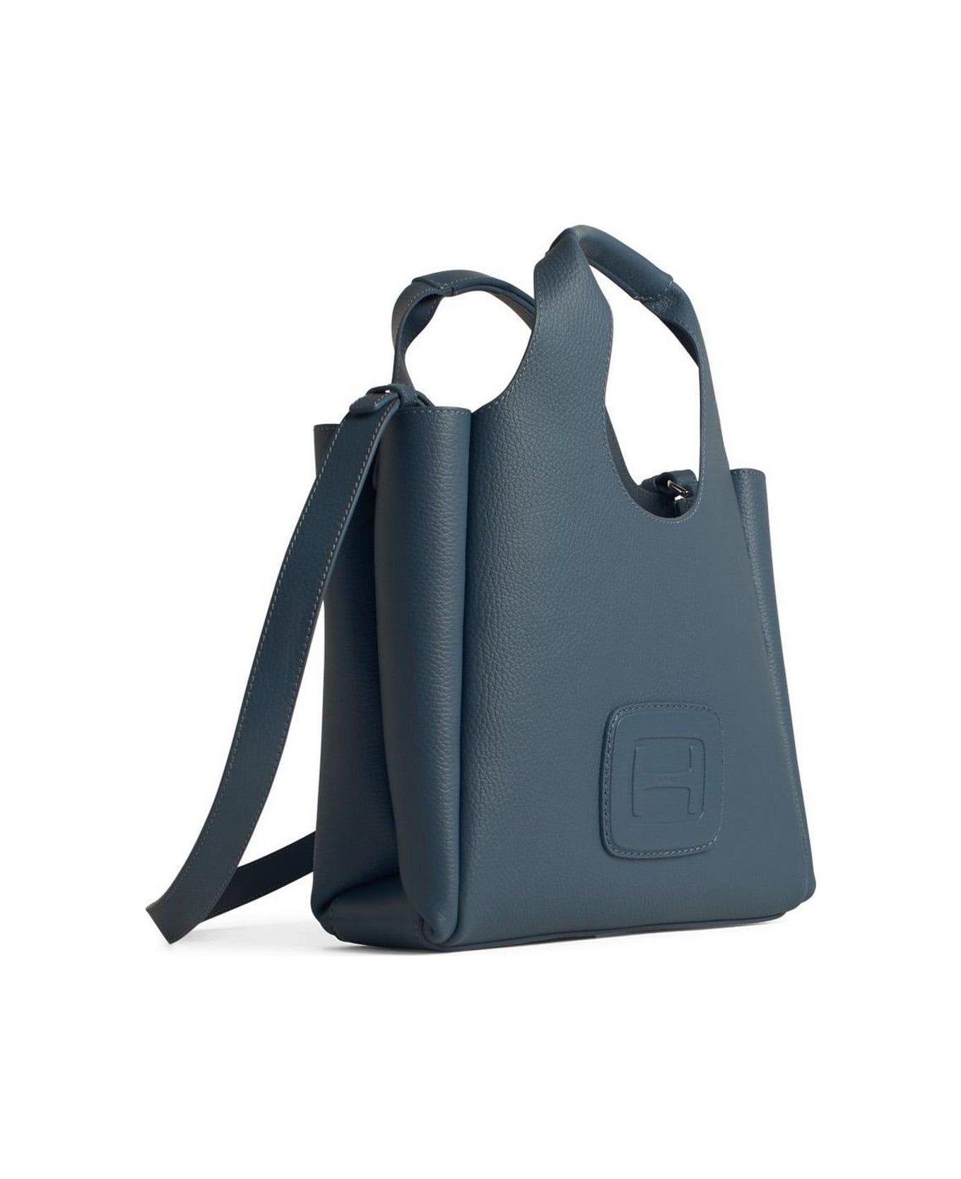 Medium H-bag Logo-embossed Top Handle Bag - 3