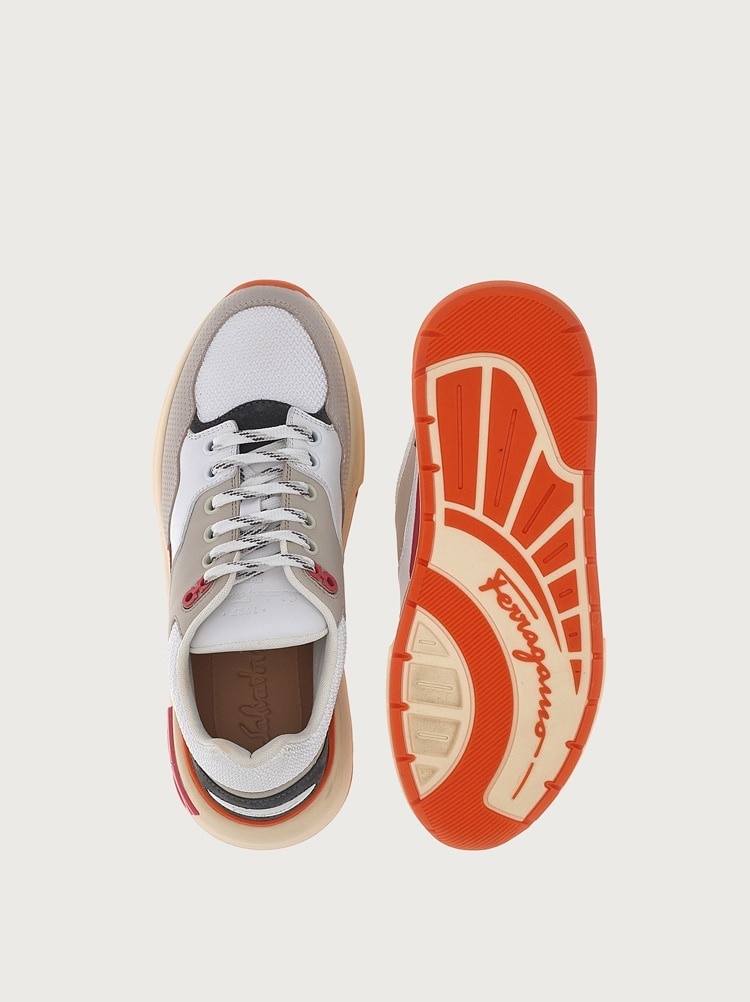 スニーカー FERRAGAMO SS24 SNEAKERS (022376769635M FLAREDBIAOTT) FERRAGAMO SNEAKER (022376769635M FLAREDBIAOTT) (FERRAGAMO