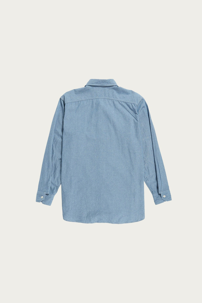 Engineered Garments Work Shirt - Lt. Blue 4.5oz Cotton Chambray outlook