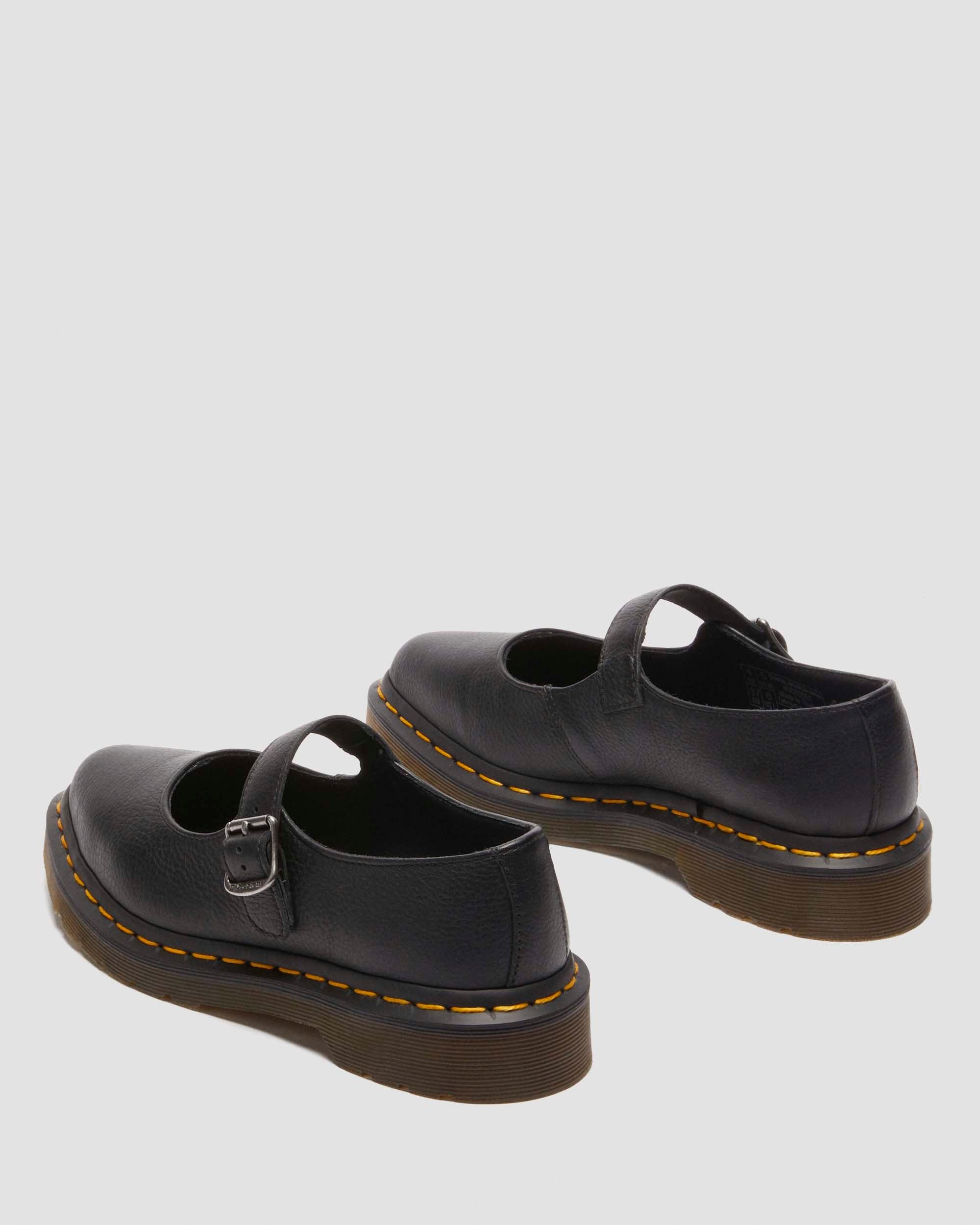 Elphie Virginia Leather Mary Jane Shoes - 7