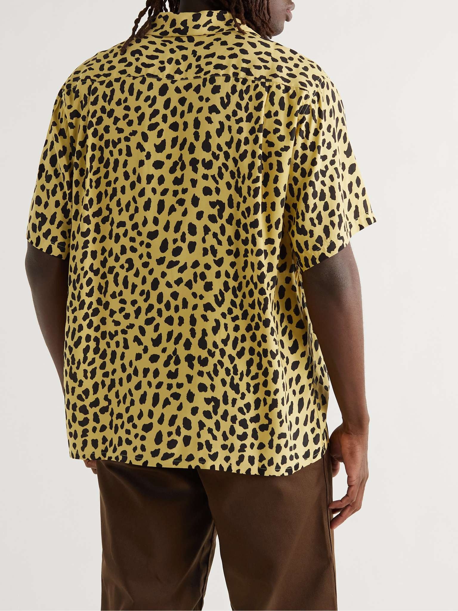 Camp-Collar Printed Woven Shirt - 4