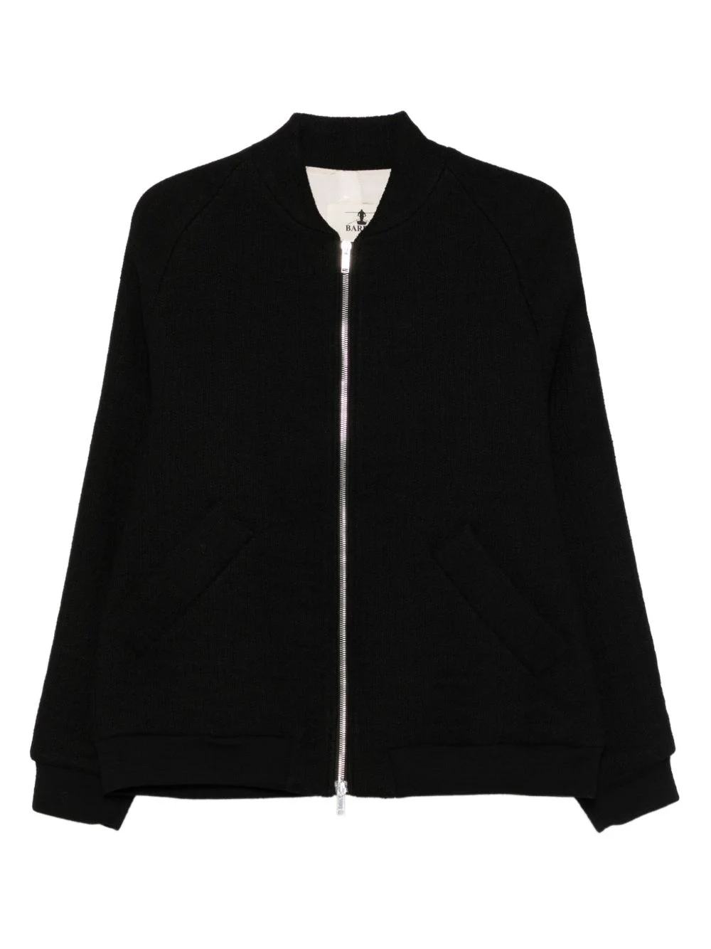 zip-front ribbed jacket - 1