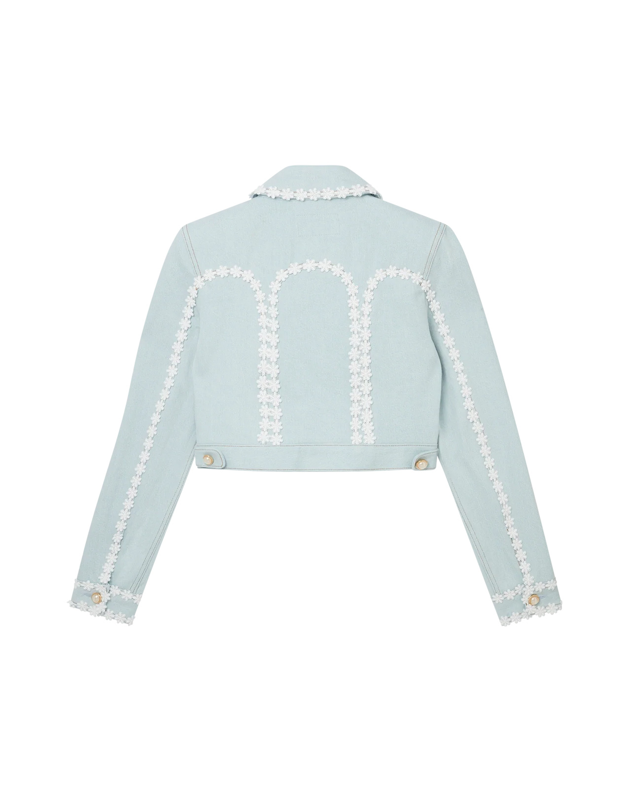 Cut Out Arch Denim Jacket - 2
