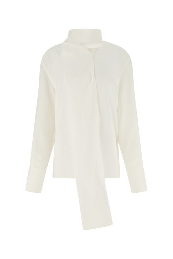 White crepe blouse - 1