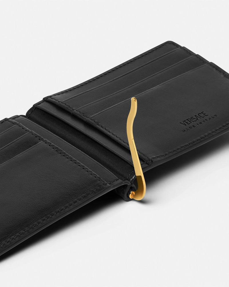 VERSACE Lasered Barocco Leaf Clip Wallet outlook