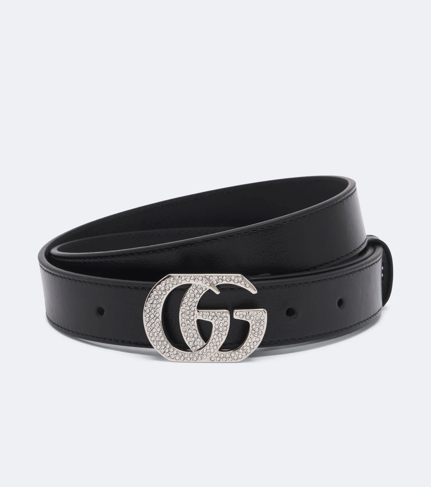 GG Marmont embellished leather belt - 1