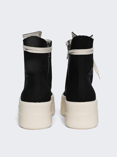 Rick Owens DRKSHDW Double Bumper High Top Sneakers Black/Pearl/Milk outlook